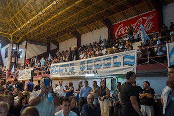 Sin Dante Gebel, el espacio que impulsa su candidatura presidencial hizo un acto en Lanús a la espera de su definición