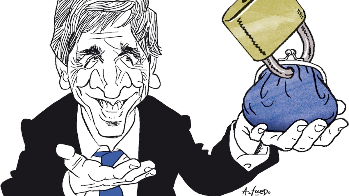 En un país a dos velocidades, Caputo se aferra a la caja