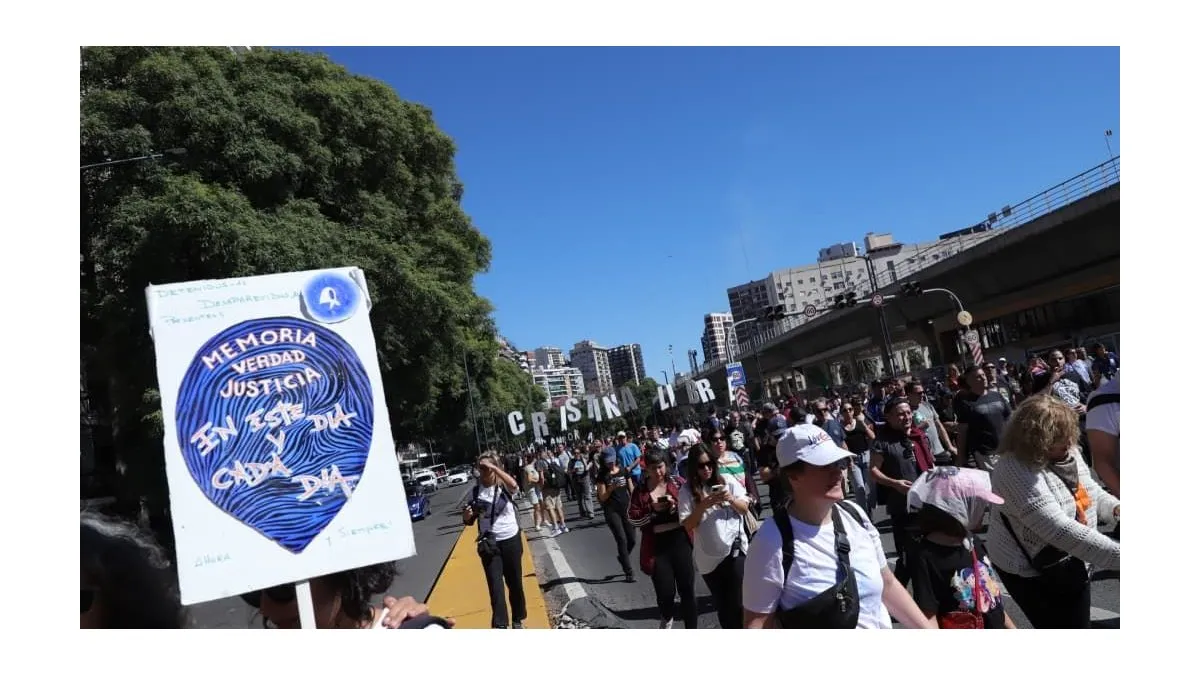 Día de la Memoria: las imágenes de la marcha a 50 años del último golpe de Estado