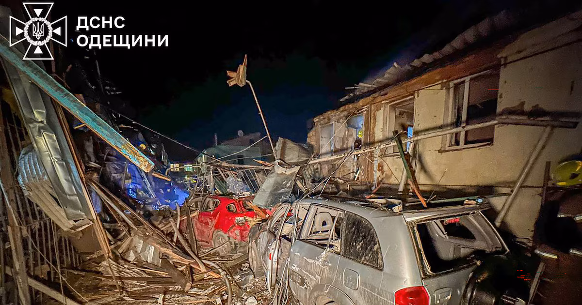 Rusia lanzó un nuevo ataque contra infraestructura civil en la ciudad ucraniana de Odesa: al menos dos muertos y 14 heridos