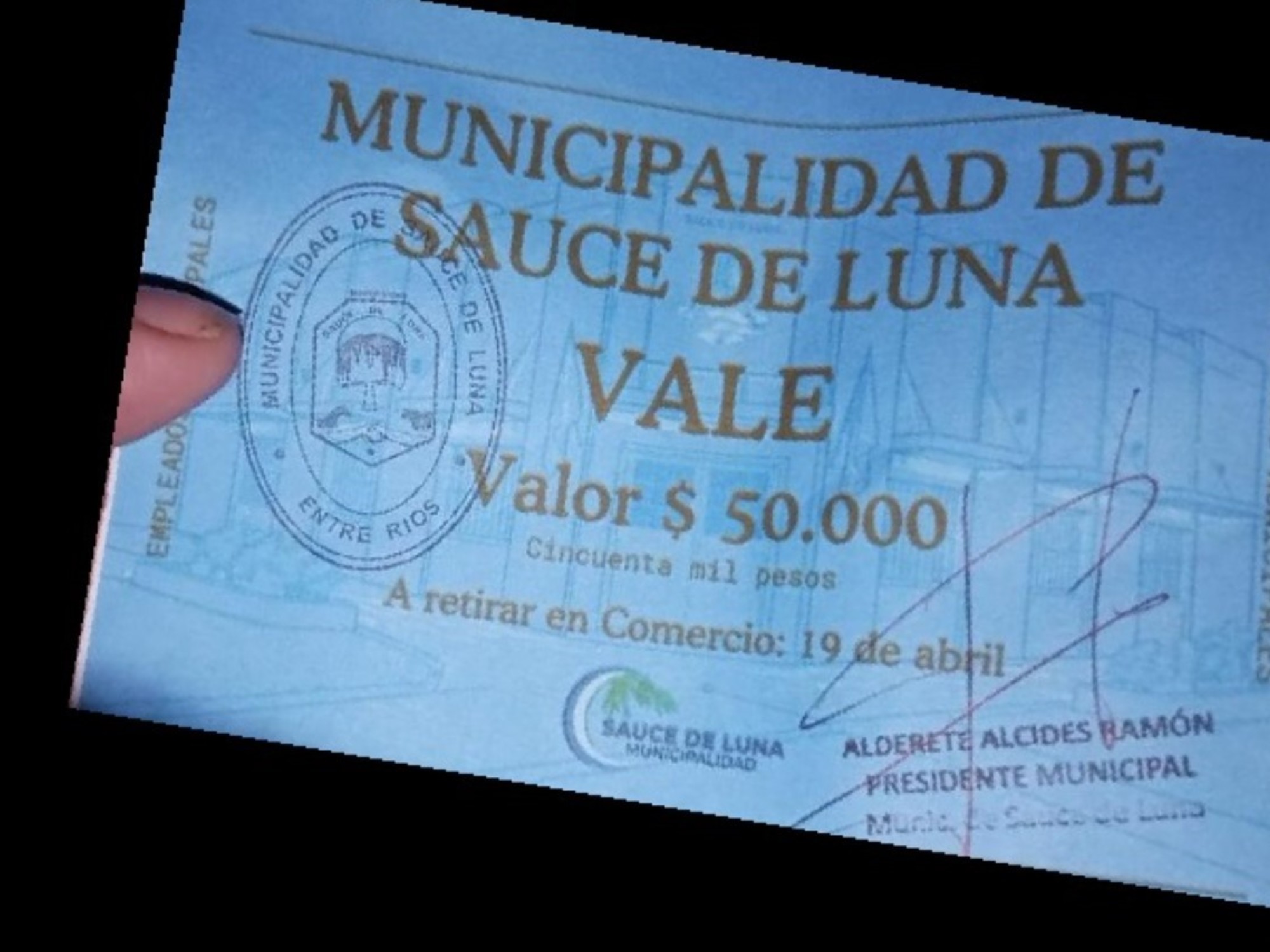 Entre Ríos: un intendente debió pagar un bono alimentario para completar los sueldos municipales