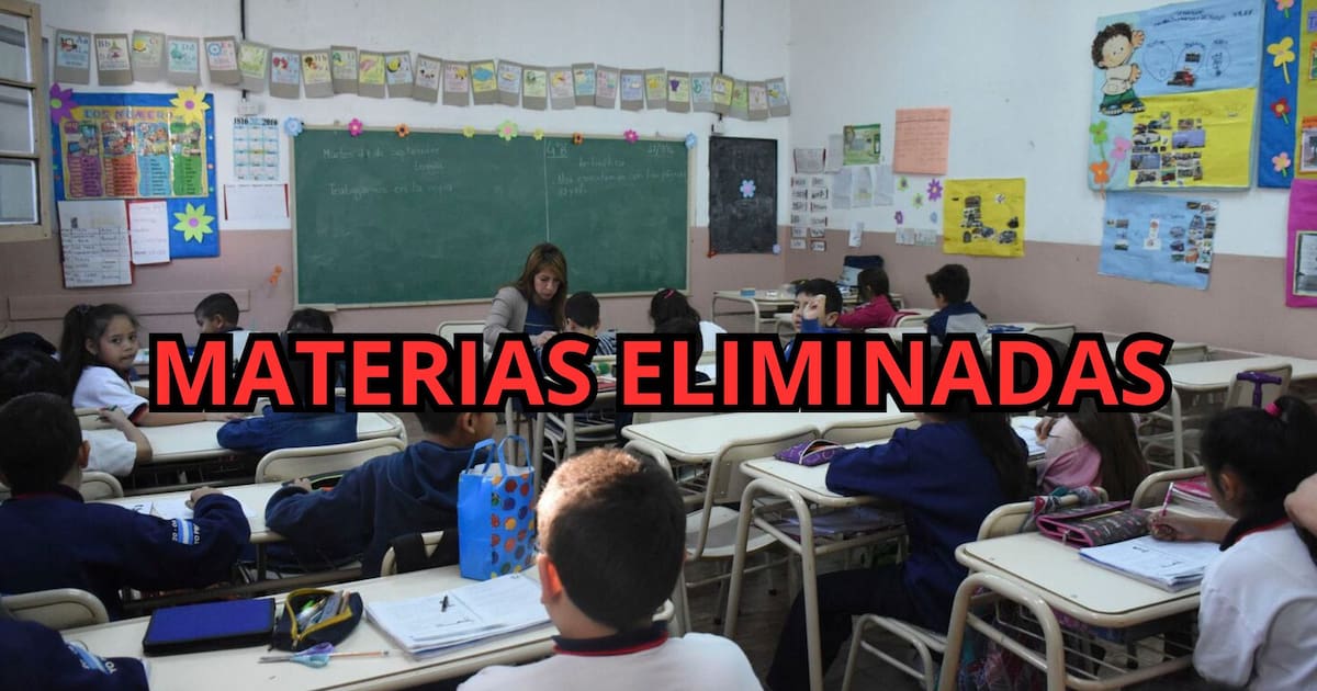 Calendario académico. Cambian las clases para siempre: eliminan dos materias clave de todos los colegios del país