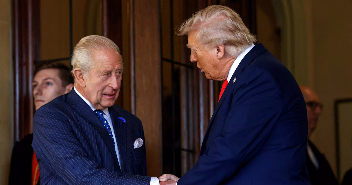 El rey Carlos III llega a Washington para reunirse con el presidente Trump y brindar un discurso ante el Congreso estadounidense