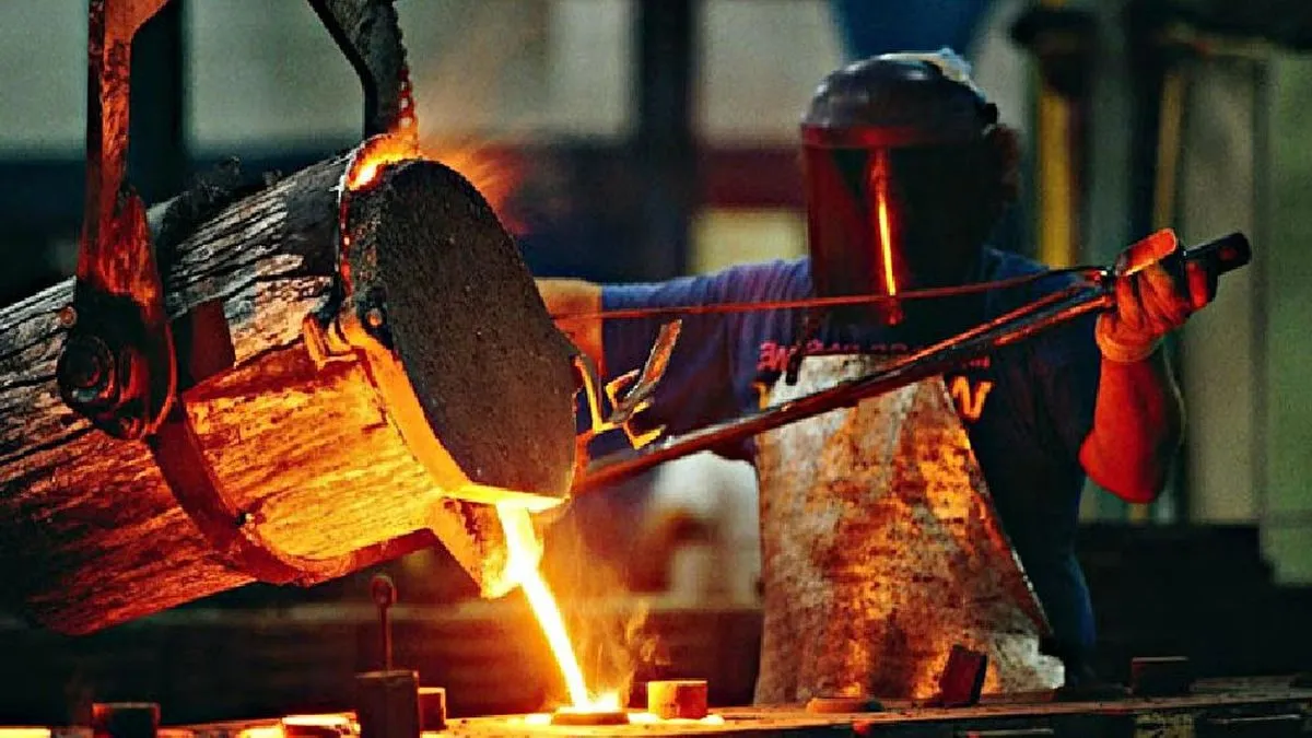 La industria metalúrgica cayó 4,1% en marzo y la capacidad instalada tocó su nivel más bajo en cuatro años