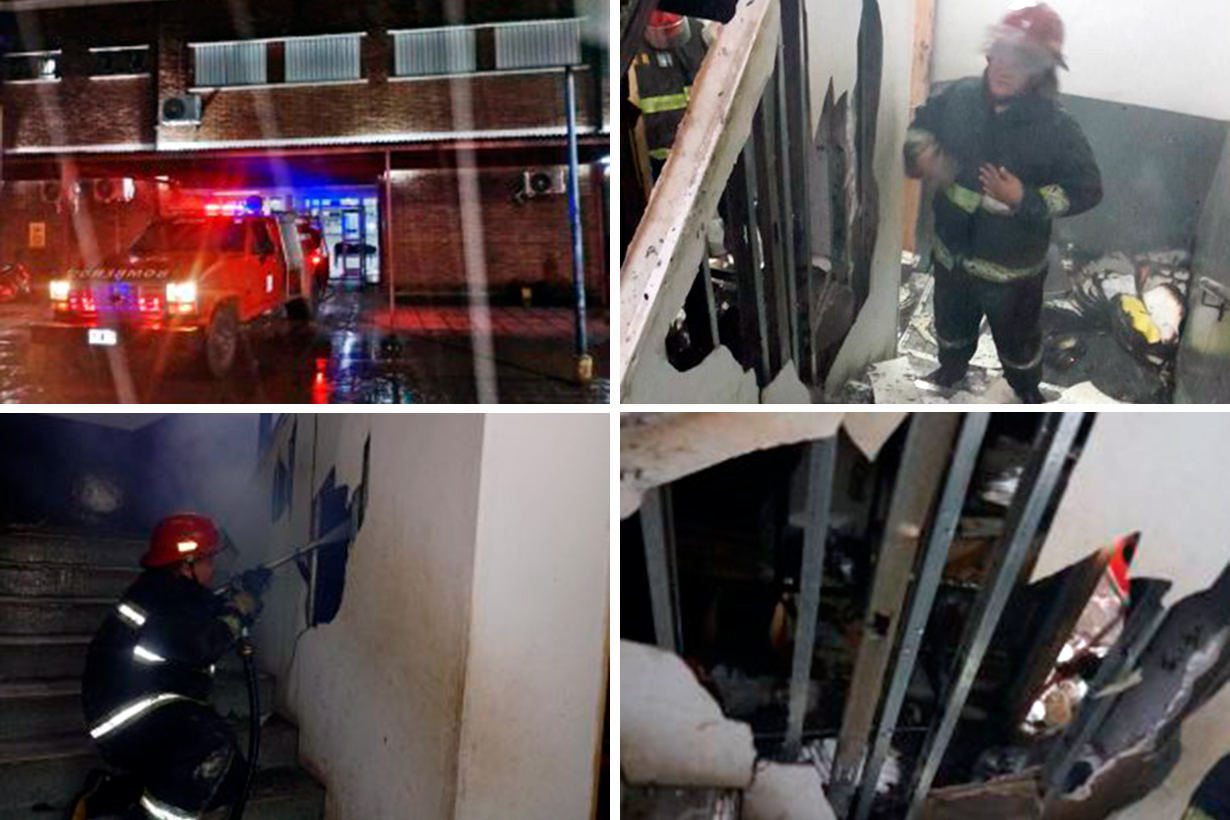 Hubo un incendio en un depósito de la planta baja del hospital “Masvernat” – Noticias