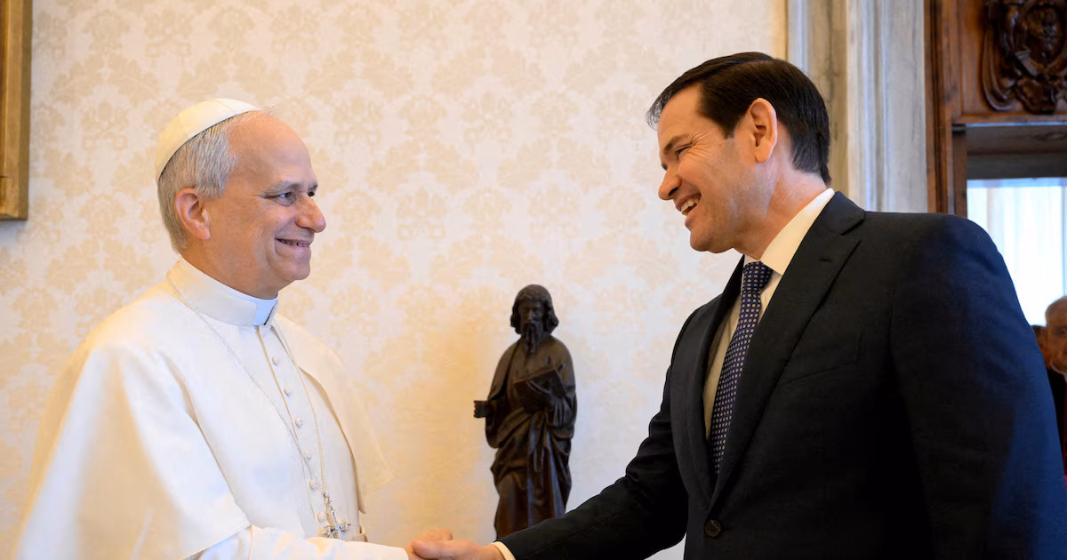 Marco Rubio se reúne con el papa León XIV tras semanas de tensiones entre Donald Trump y el Vaticano