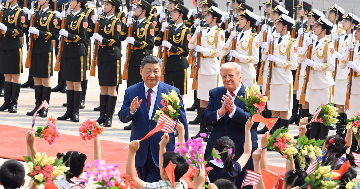 La curiosa recepción infantil que impactó a Donald Trump durante la recepción de Xi Jinping: “Los niños fueron increíbles”
