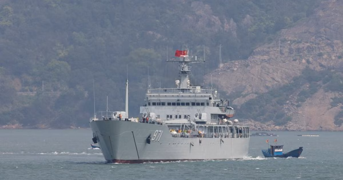 El jefe de seguridad de Taiwán denunció que China desplegó más de 100 buques alrededor de la isla en los últimos días