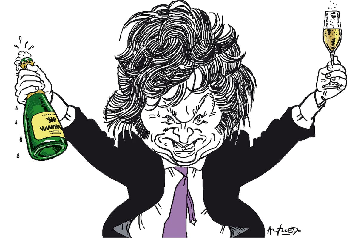 Milei está en sus días de cosecha financiera