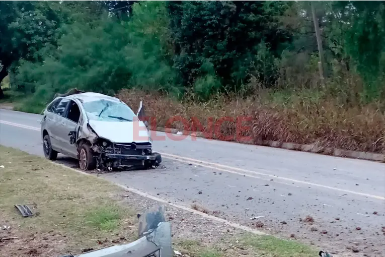 Choque y vuelco en acceso a Paraná por Ruta 12: explican cómo ocurrió el grave accidente