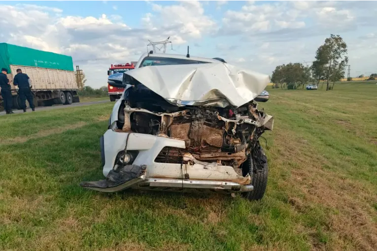 Obrero sufrió amputación de una pierna tras brutal choque cuando trabajaba en Ruta 14