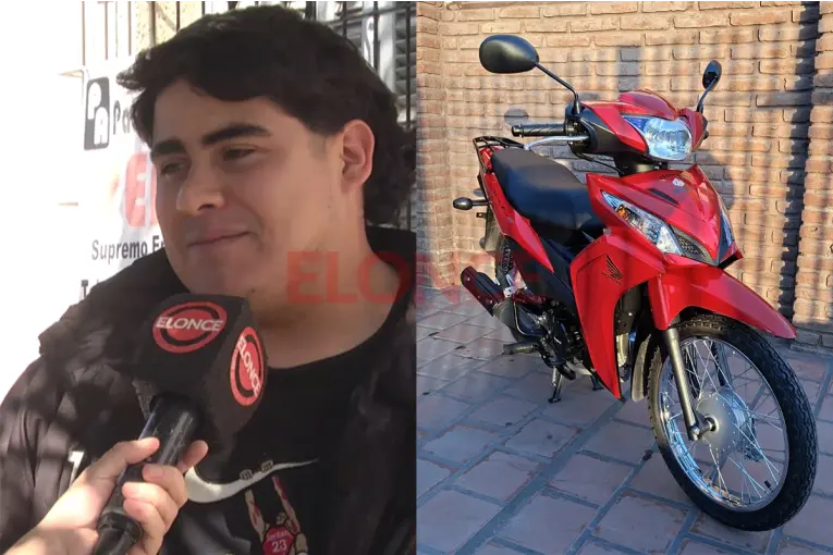 Dejó la moto estacionada afuera de la casa de su amigo y se la robaron: pide ayuda para recuperarla