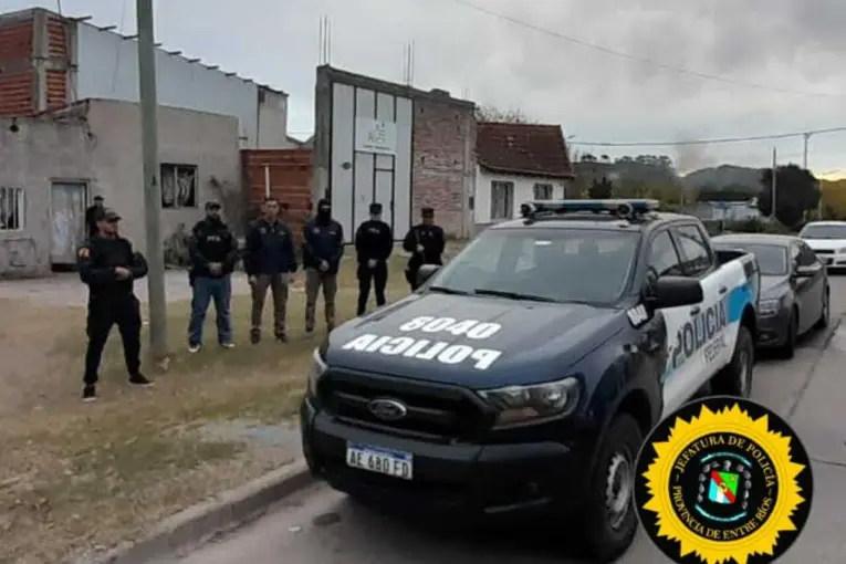 Concepción del Uruguay: megaoperativo por narcomenudeo y búsqueda de prófugo por homicidio