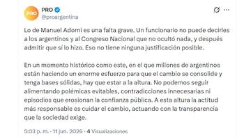 Fernando de Andreis sobre el caso Adorni: “No había ninguna posibilidad de que pase algo así en el gobierno de Macri”