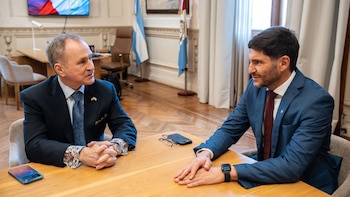 Peter Lamelas se reunió en Rosario con Maximiliano Pullaro, con el foco en la seguridad y posibles inversiones en Santa Fe