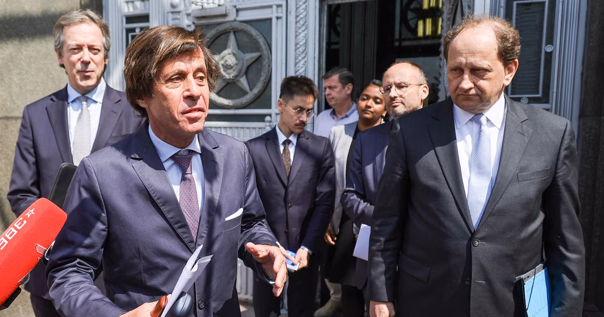 Los embajadores del Reino Unido, Francia y Alemania se reunieron en Moscú con el viceministro de Exteriores rusoEl encuentro con Mijail Galuzin se celebró este jueves en la capital rusa, a solicitud de los diplomáticos, con el objetivo de reactivar los contactos orientados a un acuerdo de paz en Ucrania