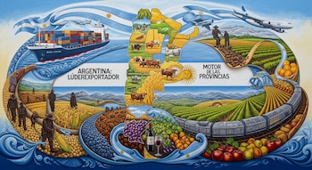 Mucho más territorio y dólares que Vaca Muerta: la agroindustria explica más del 70% de la exportación de la mitad de las provincias argentinas