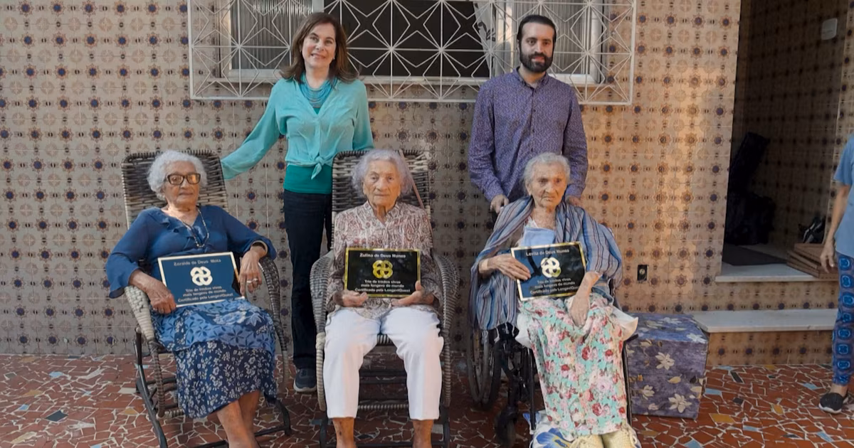 Suman 316 años, son récord Guinness y ahora la ciencia busca en su ADN los genes de la longevidadLas hermanas Levita, de 109 años, Zoraide, de 104, y Zulina, de 103, viven en Río de Janeiro. La Universidad de São Paulo estudiará su material genético para identificar los factores hereditarios detrás de su excepcional vitalidad