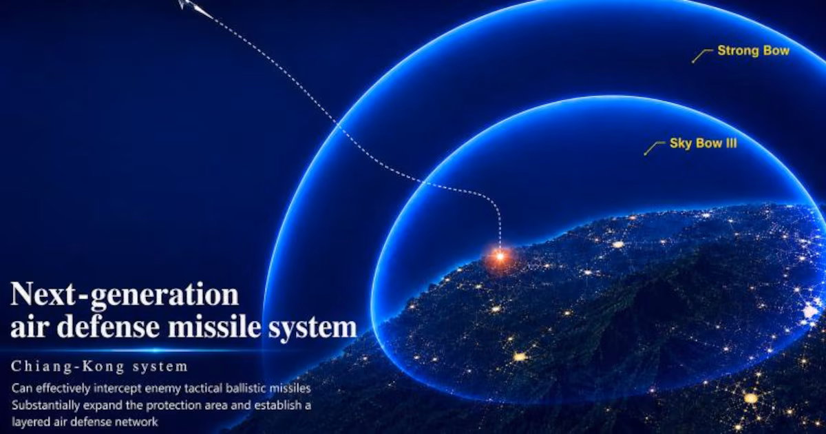 Taiwán busca completar este año su sistema integrado de defensa aérea inteligenteLa arquitectura por capas ubica a ese componente en el anillo externo, con evaluaciones operativas ya completadas según una fuente militar, mientras capas internas cubrirán amenazas regionales y de baja altitud con otras variantes