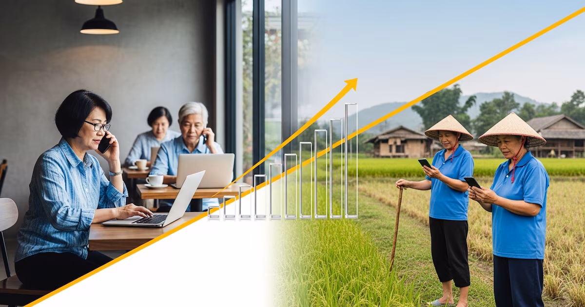 De qué manera la vida digital transforma los ingresos de los silvers en distintas regiones de China