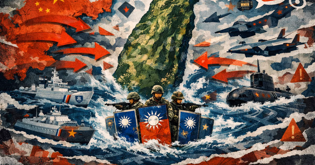 Otro estrecho bajo acoso: presión china, modernización taiwanesa y el desafío a la libertad de navegaciónUn reciente informe internacional advirtió sobre las maniobras marítimas de Beijing que apuntan a reforzar reclamaciones jurisdiccionales y a medir la reacción taiwanesa, en un patrón que también busca erosionar la percepción de soberanía insular