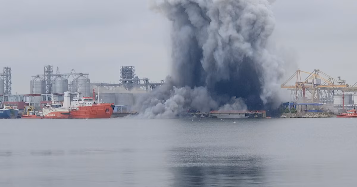 Un dron marítimo explotó en un puerto rumano del Mar Negro y las autoridades alertan: “Podría haber más”