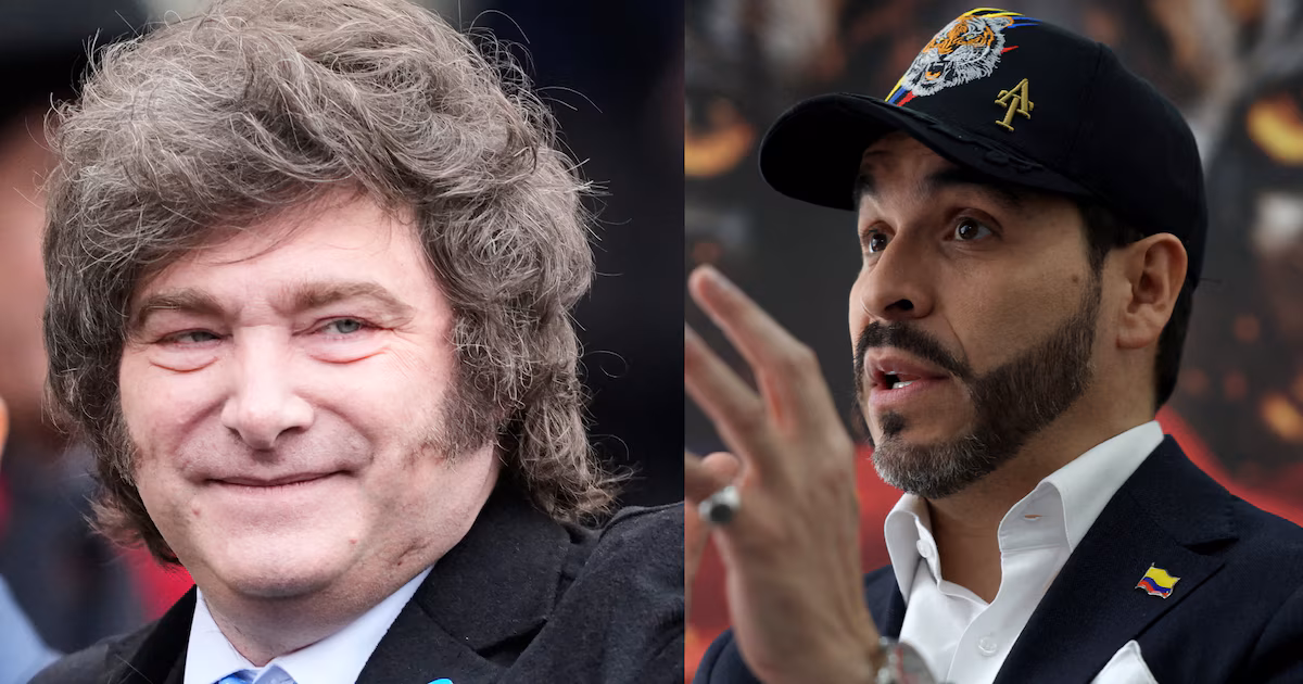 Javier Milei felicitó a Abelardo de la Espriella, presidente electo de Colombia: “El león y el tigre rugen en Latinoamérica”