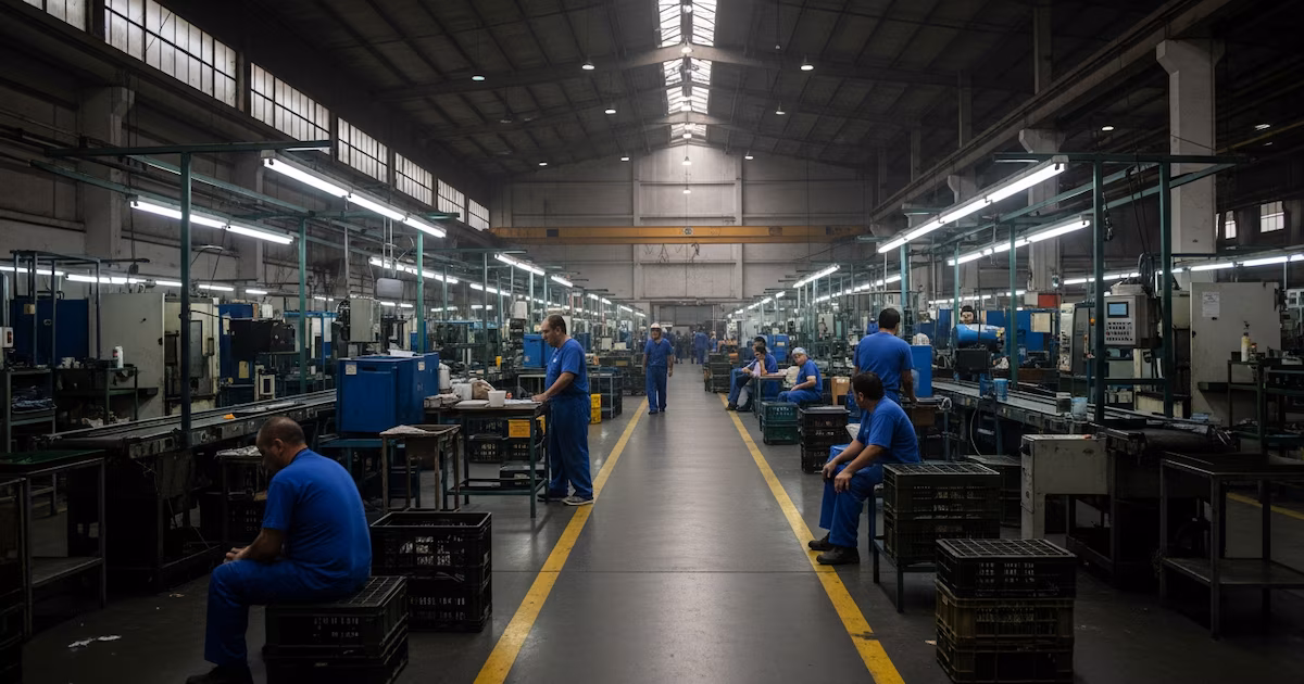 La industria no repunta: la producción y las ventas cayeron en el 40% de las fábricas, según la UIA