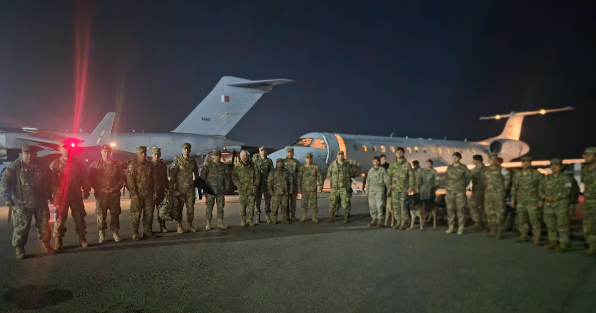 Llegaron a Venezuela los rescatistas argentinos y ya están trabajando en la zona del desastre