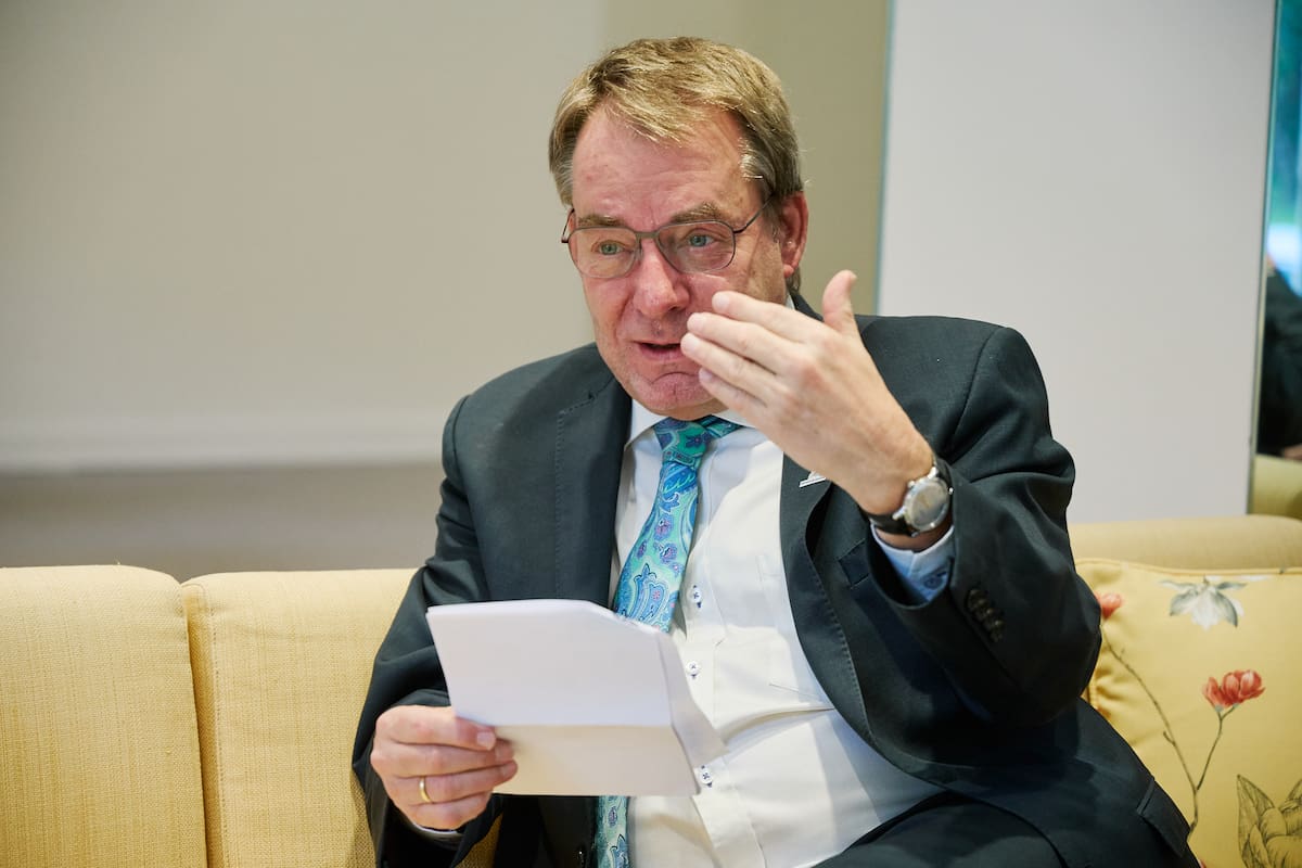 Dieter Lamlé. El embajador de Alemania admite que "falta confianza y seguridad jurídica" para la llegada de inversiones