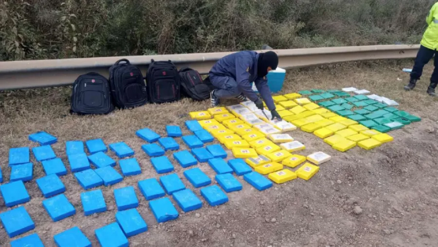 Concordia: procesaron con prisión preventiva a dos hombres por transportar 260 kilos de cocaína