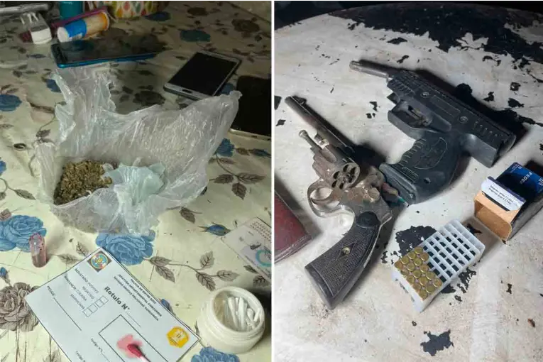 Secuestraron armas y marihuana tras allanamientos por un robo en Concordia