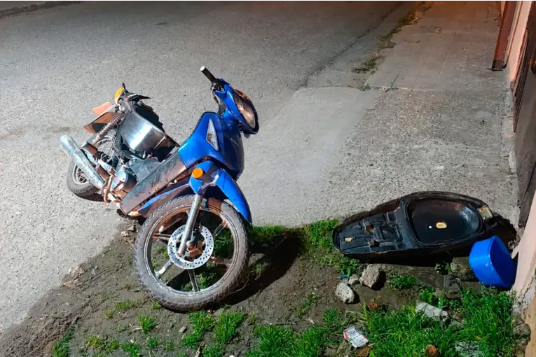 Motociclista sufrió grave traumatismo de cráneo en Victoria y fue derivado a Paraná