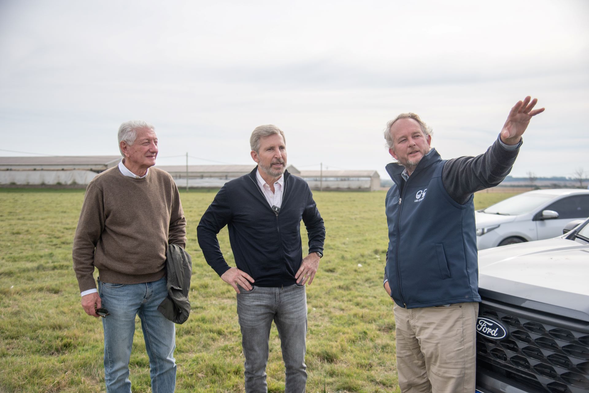 Frigerio visitó un emprendimiento productivo en Arroyo Barú