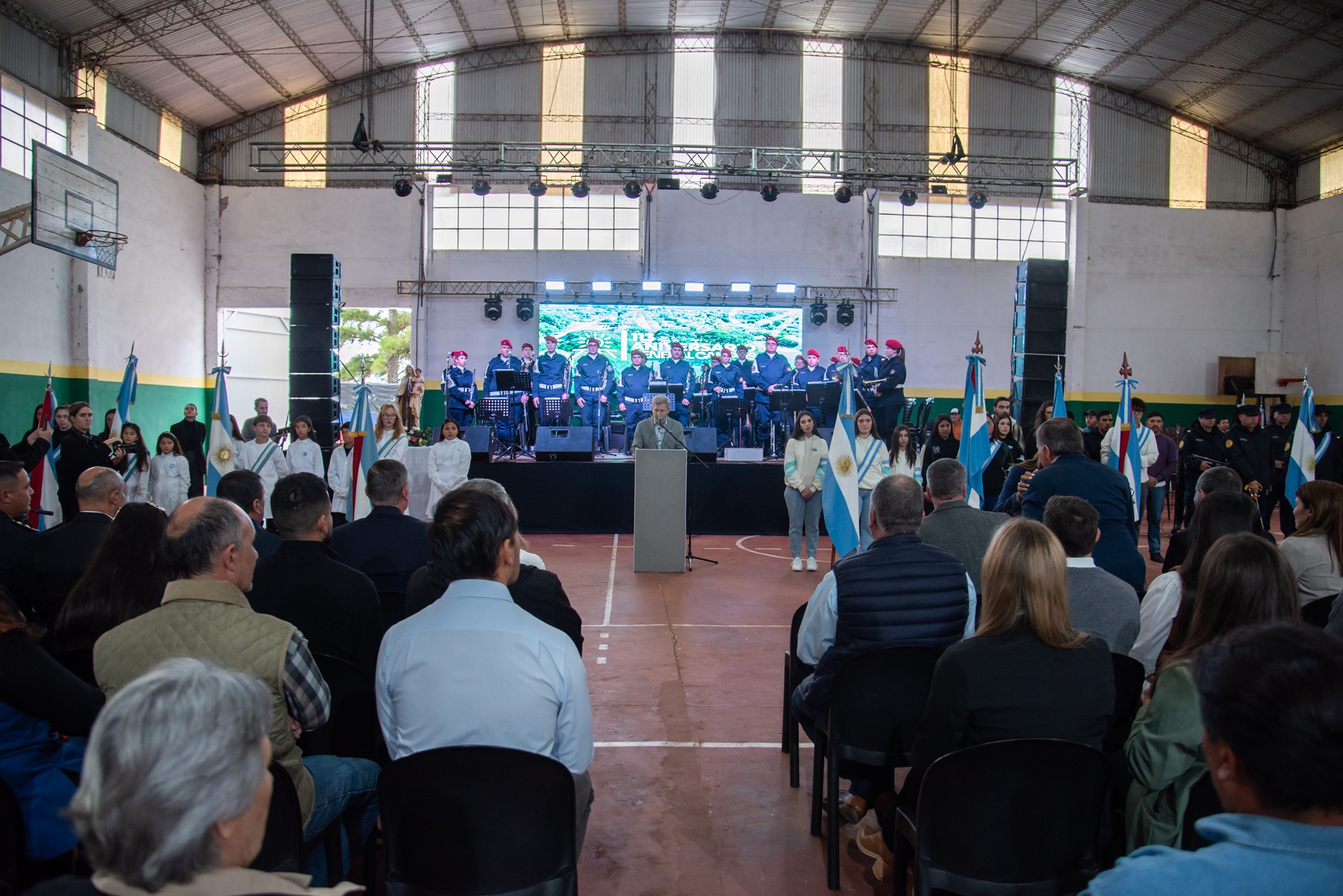 Frigerio participó de los festejos por el aniversario de General Campos e inauguró un nuevo jardín maternal