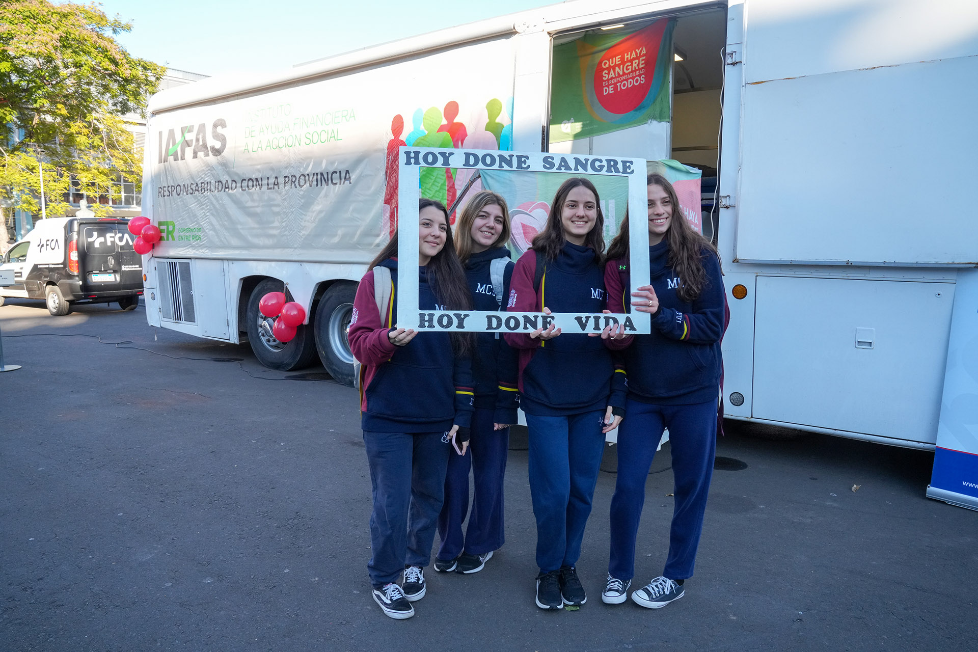 En el Día Mundial del Donante de Sangre se realizó una colecta externa en Paraná