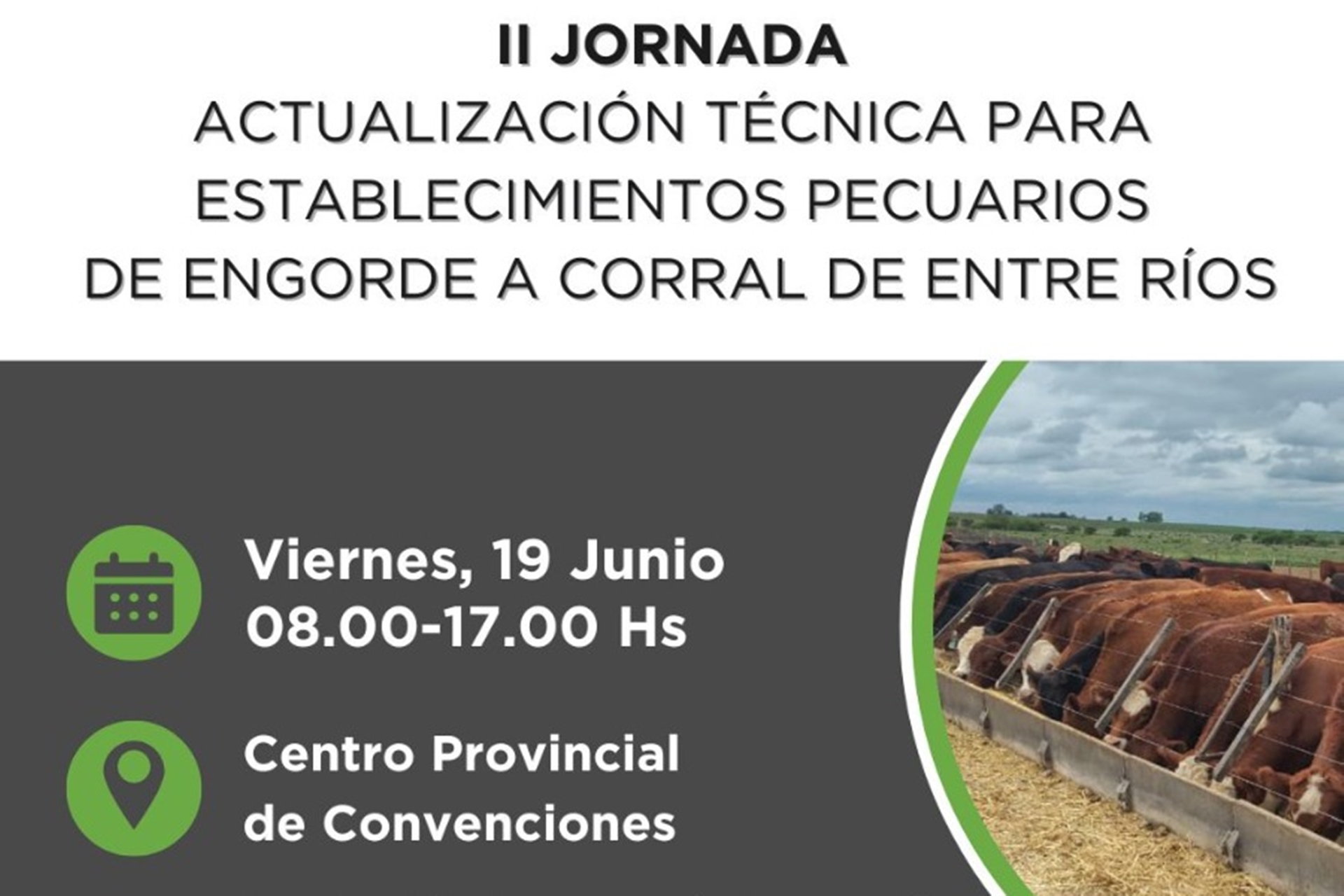 Renuevan la convocatoria para la capacitación sobre establecimientos de engorde a corral en Paraná