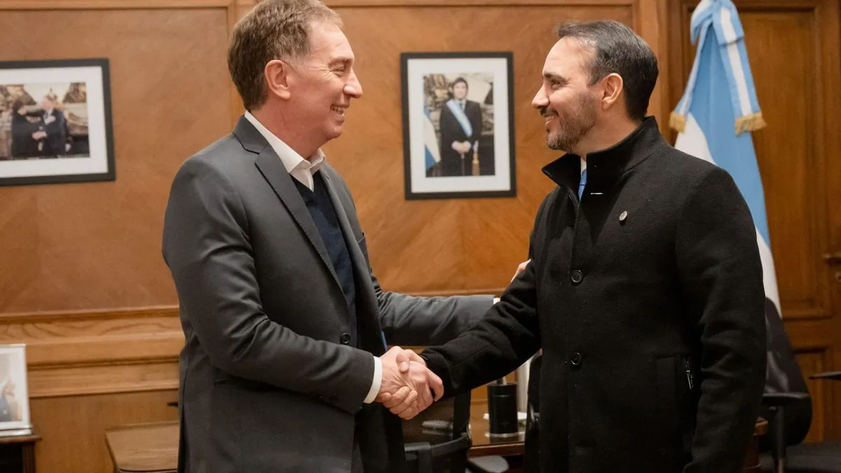 Juan Pablo Valdés se reunió con Diego Santilli en la Casa Rosada y ratificó su apoyo a la reforma electoral