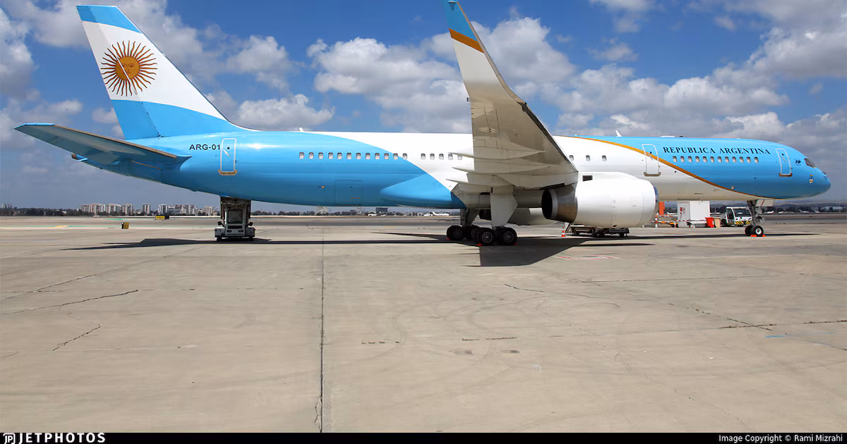 El Gobierno envió al avión presidencial ARG-01 a una inspección programada en Estados Unidos
