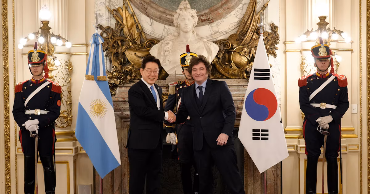 Javier Milei se reunió con el presidente de Corea del Sur y busca avanzar en un acuerdo de libre comercio