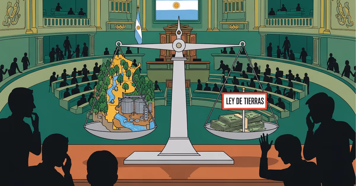 Reforma de la Ley de Tierras: el Congreso debate el fin de las restricciones a la adquisición por parte de extranjeros