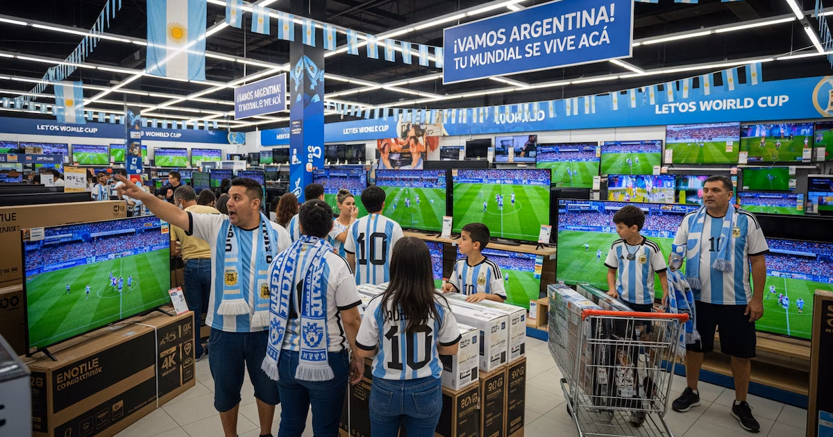 El consumo también juega: los sectores que ganan y los que pierden durante el Mundial de Fútbol 2026