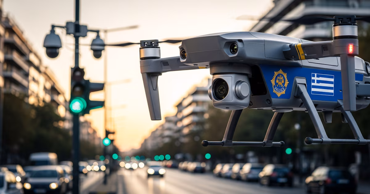 Grecia moderniza el control vial con cámaras y drones inteligentesEl gobierno impulsa un sistema digital que permite sancionar infracciones en tiempo real, integrando vigilancia aérea y tecnología avanzada para mejorar la circulación y la seguridad en las calles de la capital. Ya se aplicaron cerca de 4000 multas con cámaras IA