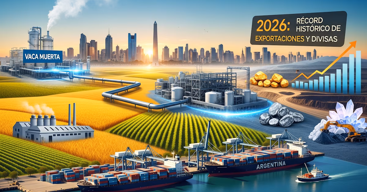El tridente ofensivo de la actual economía argentina: en 2026 agro, energía y minería liquidarán un récord histórico de dólares