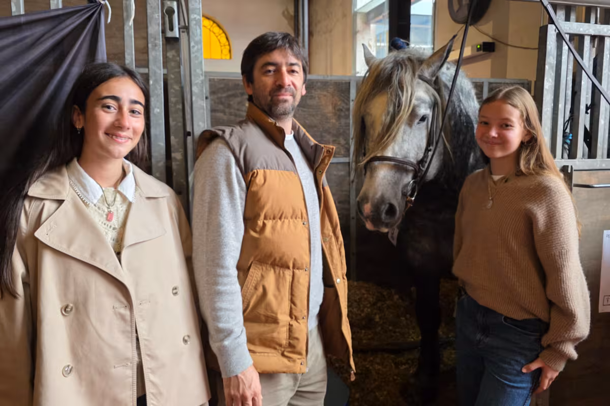 “La magia la hace el animal”: tiene caballos de hasta una tonelada, heredó la pasión de su padre y ahora la transmite a sus hijas
