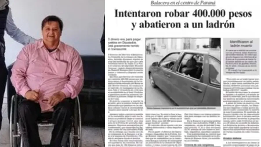 Murió Omar Mosqueda, víctima del asalto por un millonario botín de la Cámara de Diputados en 2003