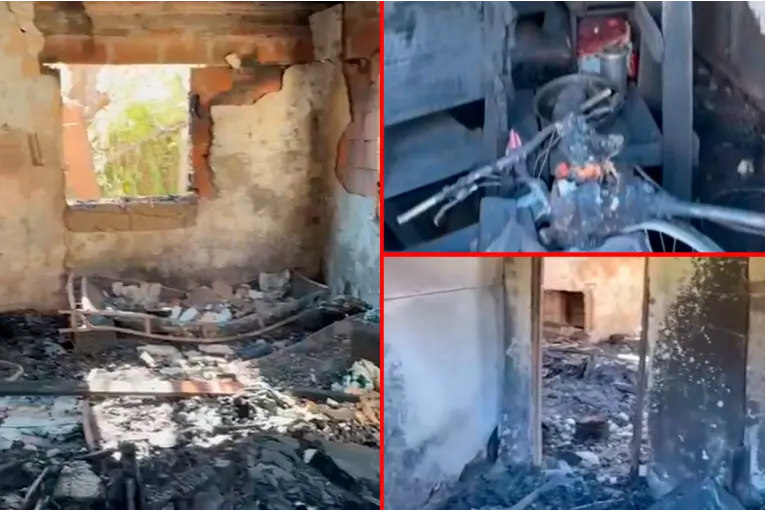 Adolescente de 13 años despertó a tiempo y logró alertar a su familia de un voraz incendio: perdieron todo