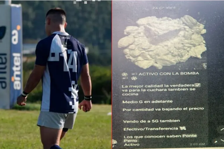 Desvincularon del club a jugador de rugby procesado por presunta venta de drogas
