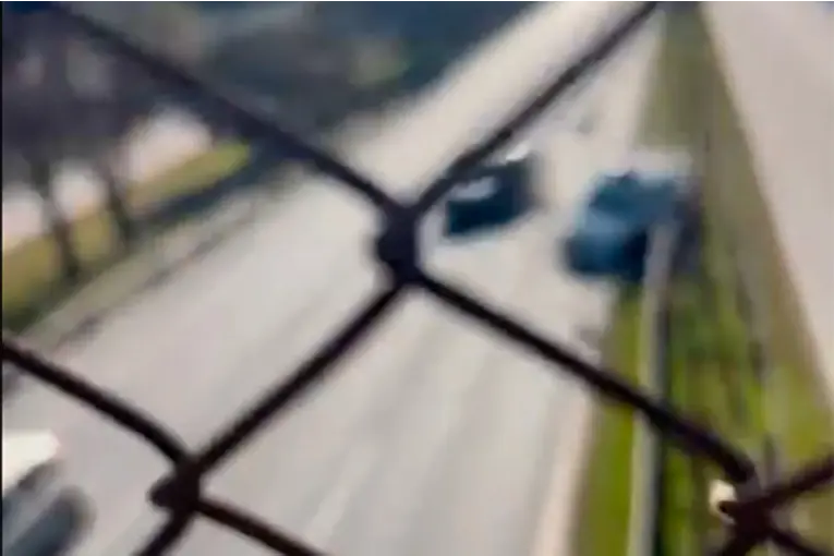 Video: En mitad de los festejos por Argentina, hizo marcha atrás en Panamericana y provocó un violento choque