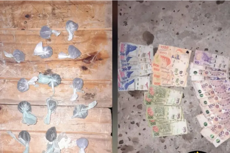 Una mujer fue sorprendida con varios envoltorios de droga durante la noche en Paraná